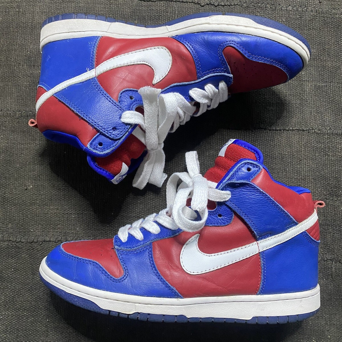 Vintage Nike Dunk High Shoes Men's 8.5 L.A Clippers 305287