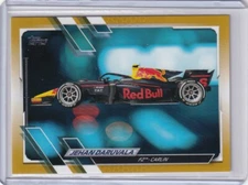 Jehan Daruvala 2021 Topps Formula 1 F1 Racing Gold F2 Carlin Red Bull /50