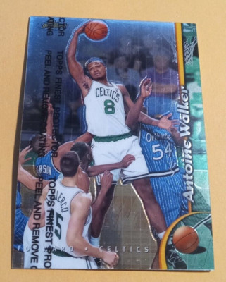 1998-99 Topps Finest Antoine Walker #53 Basketball Card w/peel - Boston Celtics