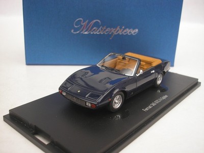 FERRARI 365 GT/4 SPIDER 1971 DUNKEL BLAU  1/43 AUTOCULT MASTERPIECE  ATC90306