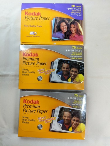 Kodak Premium Photo Paper 150 Sheets 4x6" High Glossy 8887713 NEW - Picture 1 of 5
