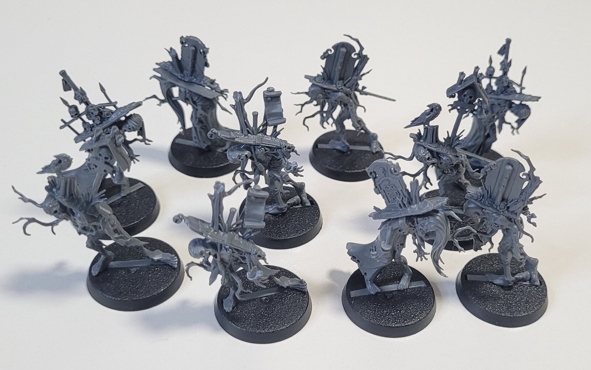 10x Deadwalker Zombies *Built* Cursed City Soulblight Grave