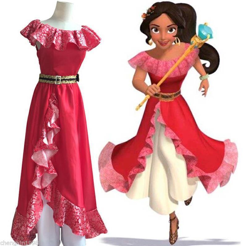 AYIMEIS Meisje Elena Prinses Jurk met Accessoires Kinderen Elena