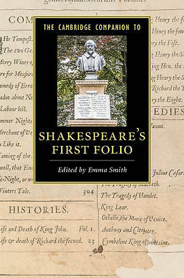 The Cambridge Companion to Shakespeare's First Folio Smith Paperback