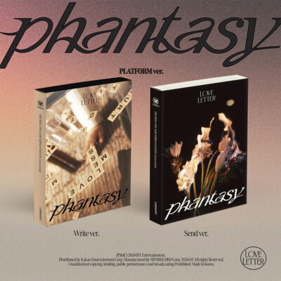 THE BOYZ PHANTASY PT.3 LOVE LETTER Album PLATFORM 2 Ver SET/2 QR Card+24 P.Card