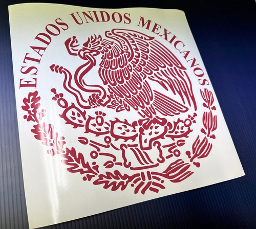 ESTADOS UNIDOS MEXICANOS Calcomanía de Vinilo Pegatina México Águila Bandera - Imagen 9 de 30