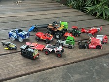 Mixed Diecast Vehicle Lot Disney Cars, Thomas Diesel, Trucks, Tractors, Plane 14