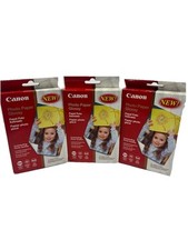 Canon Photo Paper Glossy 100 Sheets 4"x6" New In Box Sealed 3 Packages