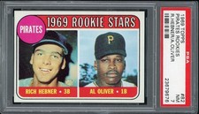 1969 Topps Rookie Stars RC PSA 7 Pittsburgh Pirates #82