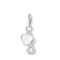 "Thomas Sabo - Charm AnhäNger \"Infinity\" Silber ,Zirkonia 124"