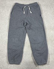 Polo Ralph Lauren Sweatpants Youth Med 10-12 Gray Fleece Jogger Pants Drawstring