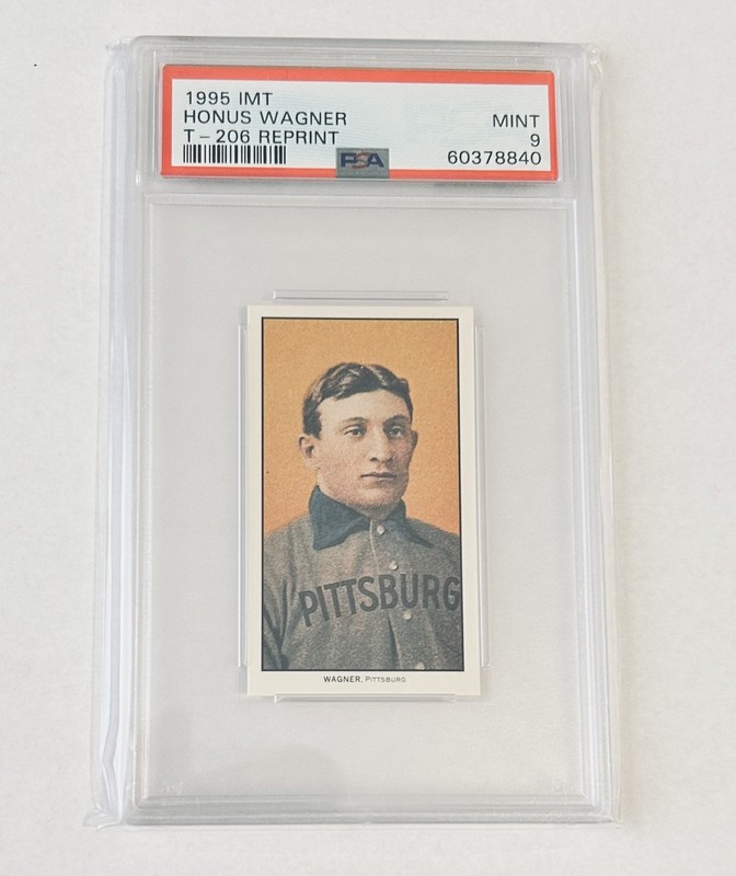 T206 Honus Wagner PSA graded vintage card
