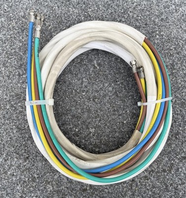 Quattro LNB Sat Kabel 4,2m (Nicht 5m) mit 8x F Stecker Satelliten Gebraucht