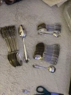 wallace grand baroque sterling silver DINNER SIZE spoons 46pcs