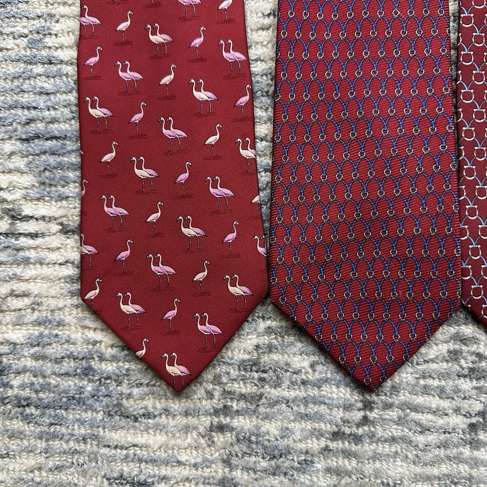 Lot of 8 Brooks Brothers Makers Silk Ties Made USA NYC Striped Geometric Dot image 4