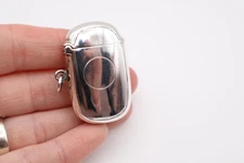 Quality Antique Sterling Silver Vesta Case Hallmarked Birmingham 1915
