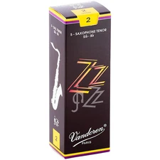 Vandoren ZZ Tenor Saxophone Reeds Strength - 2, Box of 5