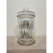 Rae Dunn 2022 Large Clear Glass Apothecary Jar