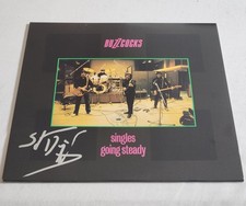 Buzzcocks Autographed Singles Going Steady Vinyl LP (Signed By Steve Diggle)