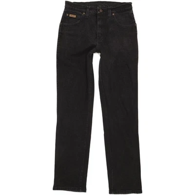 Wrangler Texas Herren Schwarz Straight Regular Stretch Jeans W30 L32 (105117) - Bild 1 von 4