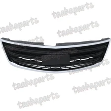 Front Bumper Upper Grille Grill Black For 2013-2017 Chevy Traverse 4-Door