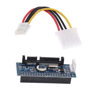 3,5-Zoll-40-polige IDE-Buchse Auf SATA 7 + 15-poliger 22-poliger Stecker-Adapter