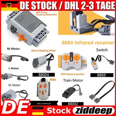 Power Functions Motor Empfänger Batterie Kabel Licht Für Lego-Technic Technik DE