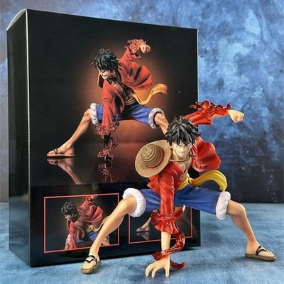20cm One Piece Luffy Figures Monkey D. Luffy Battle Style Action Figures PVC Toy