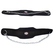 Advanced Dip Belt 36" with Heavy Duty Steel Chain Weight Lifting, Dips, Pullups