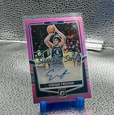 Panini Optic 2024-25 Enrique Freeman Pacers Prizm Auto RC SS-FRE #21/25