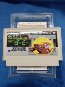 Yonezawa Casino Derby Famicom NES Game YZW-KD Model Software