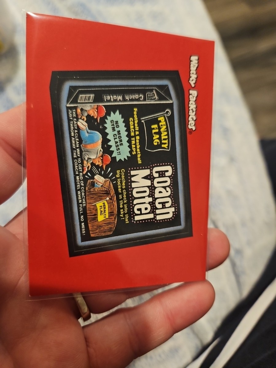 2004 Topps Wacky Packages All New Series 1 Coach Motel Promo