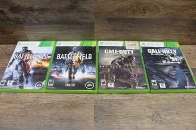 Call of Duty: Ghosts, Advance Warfare, Battlefield 3, 4 (Xbox 360) Lot
