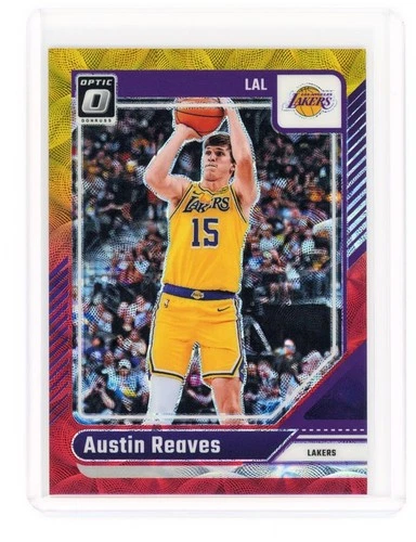 2024 PANINI DONRUSS OPTIC RED AND GOLD SCOPE #140 AUSTIN REAVES /99