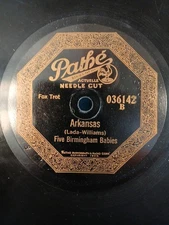 1920s Pre War Jazz Five Birmingham Babies Arkansas 1924 E- 78 RPM