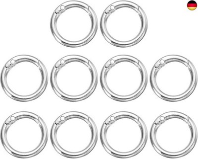 QUARKZMAN 10 Stück 19mm Frühling O Ring Clip, Metall Feder Verschluss S