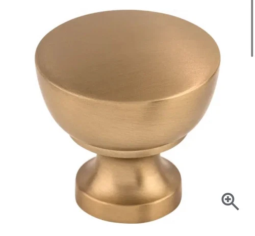 Top Knobs Dakota Bergen 1 1/4" Flat Top Round Cabinet Knob Brushed Bronze M1605 - Picture 1 of 3