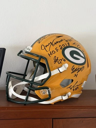 Green Bay Packers Helmet Signed
