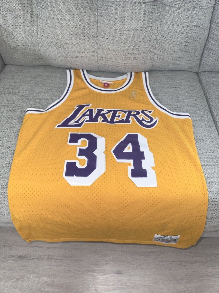 ウェア Mitchell & Ness NBA Lakers O'Neal 34 Mitchell & Ness Los Angeles Lakers Shaquille O'Neal #34 NBA Jersey