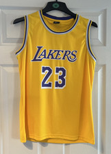 Markenlose La Lakers Basketball Weste In Gelb...