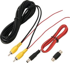QDiShi Backup Camera RCA Video Cable, Car Reverse Rear View Camera Video Cable w