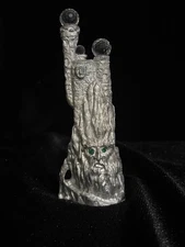 Gallo Vintage Pewter Man In The Castle, Signed And Dated W/ Crystals