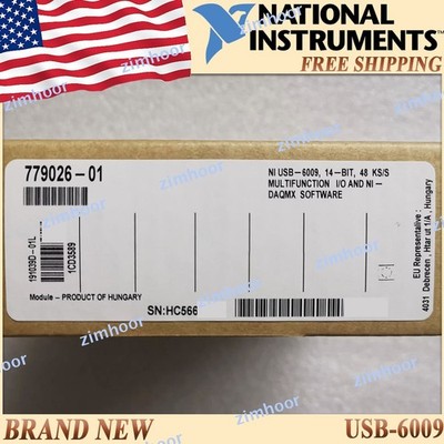 National Instruments USB-6009 Data Acquisition Card NI DAQ Multifunction USstock