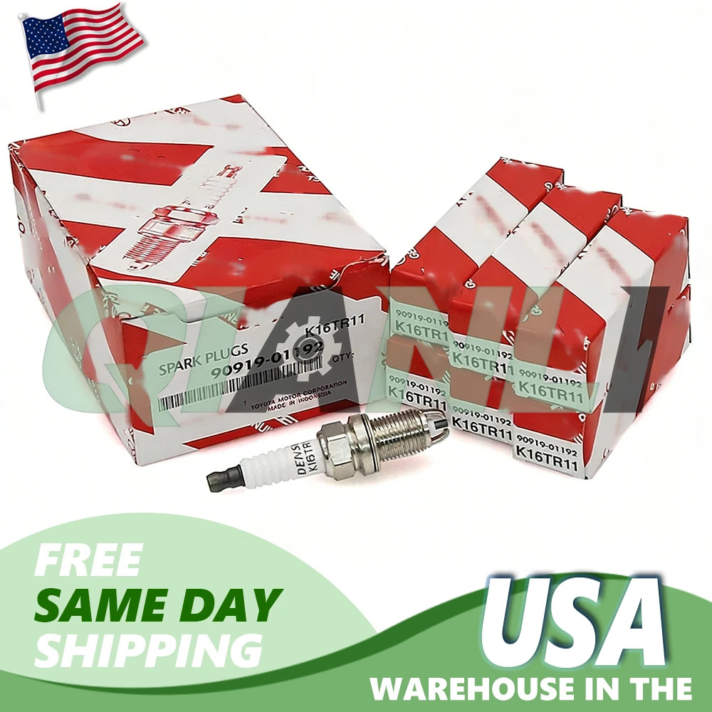 6 X GENUINE Toyota 4Runner T100 Tacoma Tundra OEM 90919-01192 Spark Plug K16TR11
