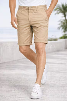Chino Shorts Herren Kurze Hosen Baumwolle Bermuda Kurz Hose Sommer Short
