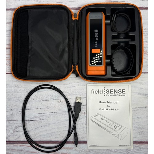 FieldSENSE 2.0 Personal RF Monitor Isotropic E & H Field 50MHz - 6GHz Orange