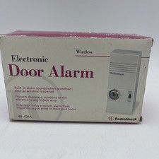 Radio Shack Electronic Door Alarm 49-421A Wireless Open-Box 
