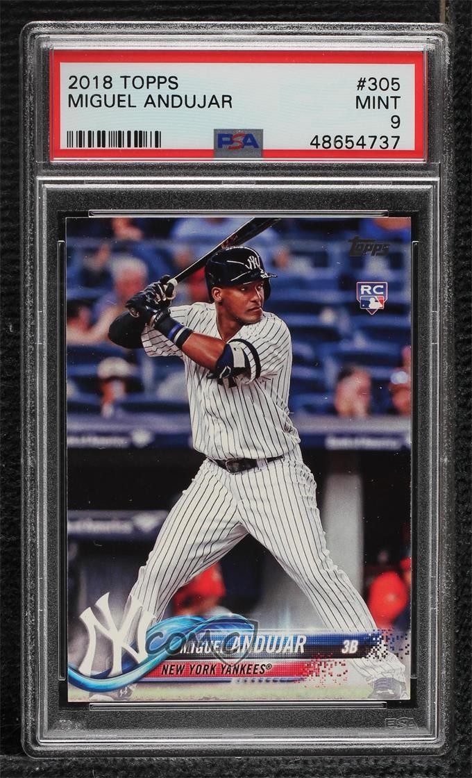 2018 Topps Miguel Andujar #305 PSA 9 MINT 0hj7