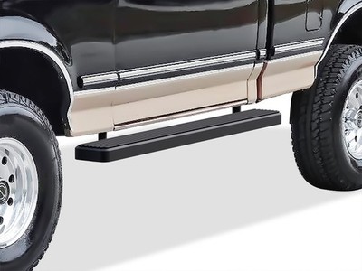 iBoard Running Boards 5in Matte Black Fit 80-96 Ford Bronco F150 Regular Cab