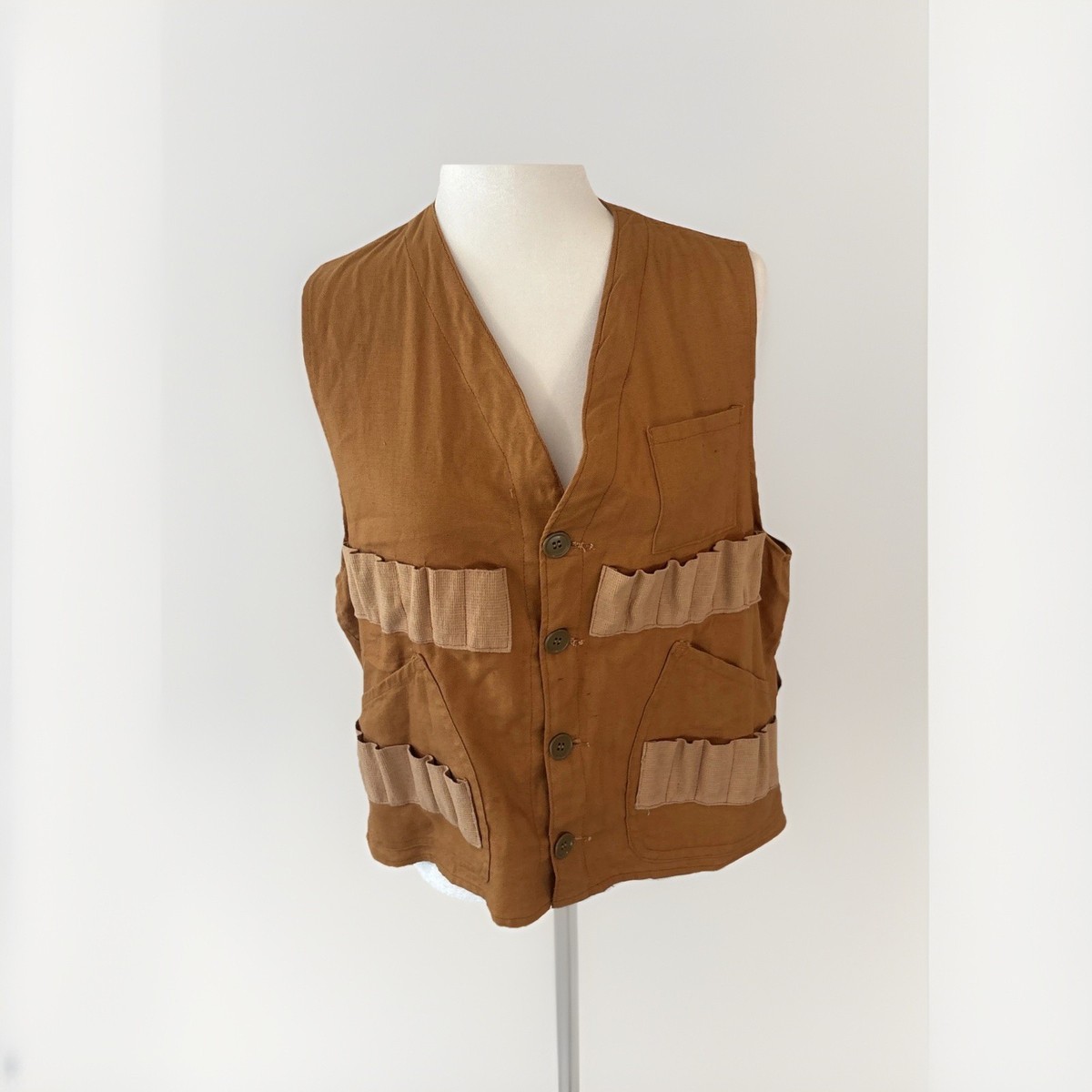 Freeサイズ！！FIELD LINE ヴィンテージ ハンティングベスト VINTAGE Hunters Choice Field Wear Hunting Vest Canvas Upland Bird